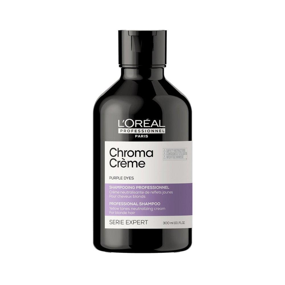 Sampon nuantator violet pentru par blond L’Oréal Professionnel Chroma Crème 300ml