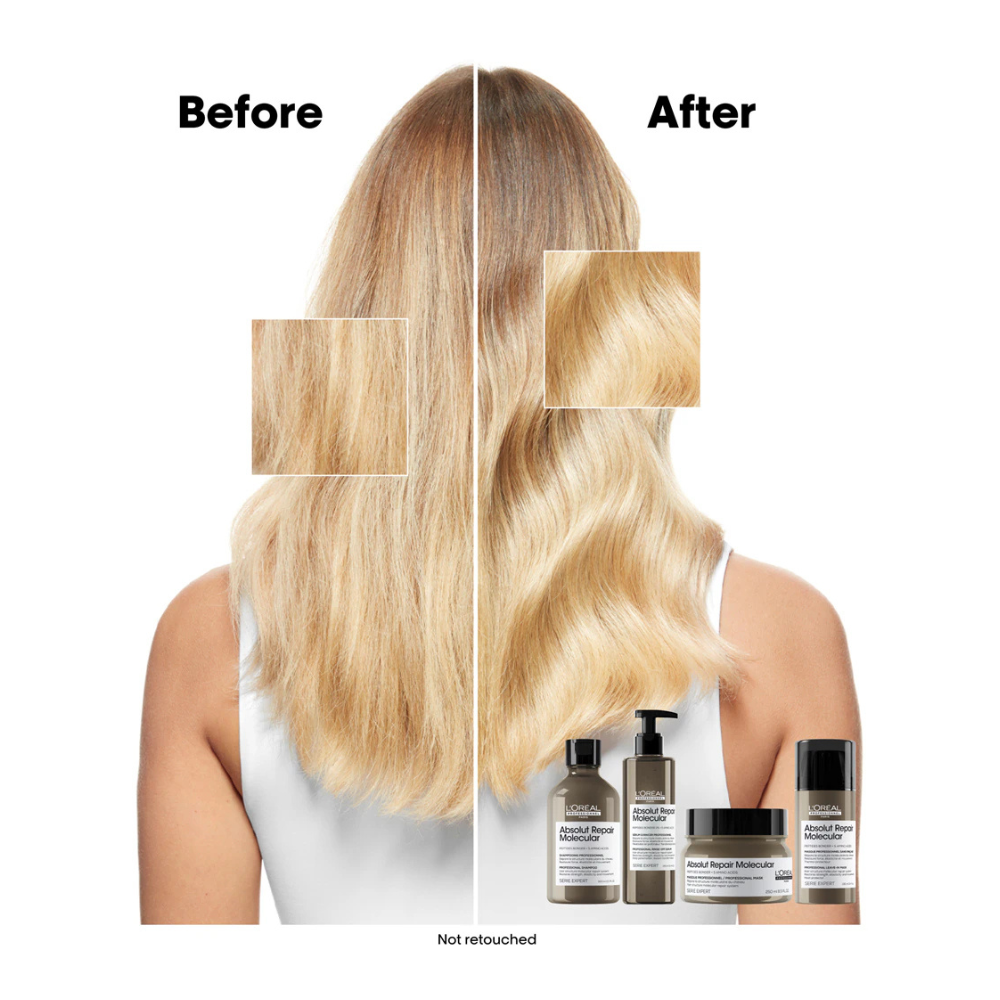Sampon fortifiant pentru par deteriorat L’Oreal Professionnel Série Expert Absolut Repair Molecular 300ml (3)