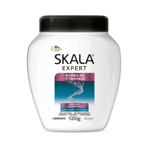 Balsam Co-Wash pentru par cret Skala Bomba de Vitaminas1000 g
