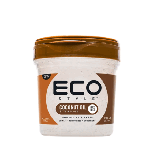 Gel de styling fixare puternica si hidratare EcoStyle Coconut 473ml