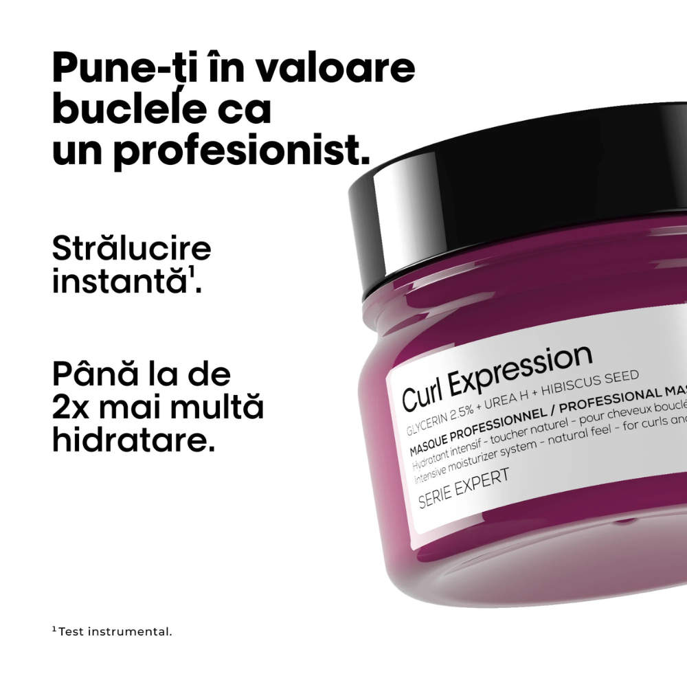 Masca profesionala hidratanta pentru par ondulat si cret L'Oréal Professionnel Serie Expert Curl Expression 500ml (3)