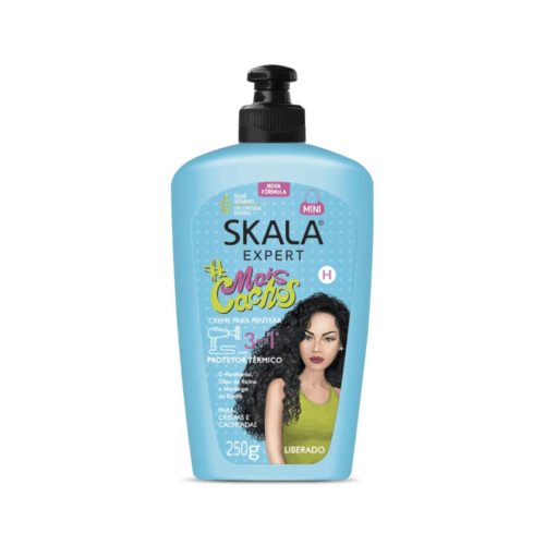Masca pentru par cret  3-in-1 Skala Mais Cachos 250ml