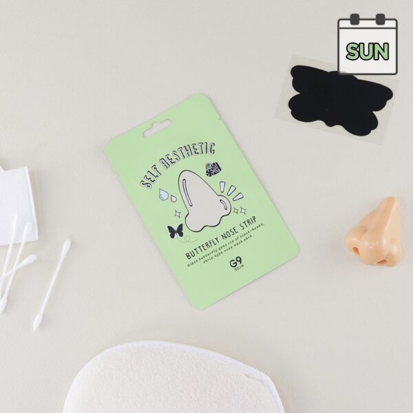Patch-uri impotriva punctelor negre de pe nas G9 Skin Butterfly Nose Strip 1 bucata