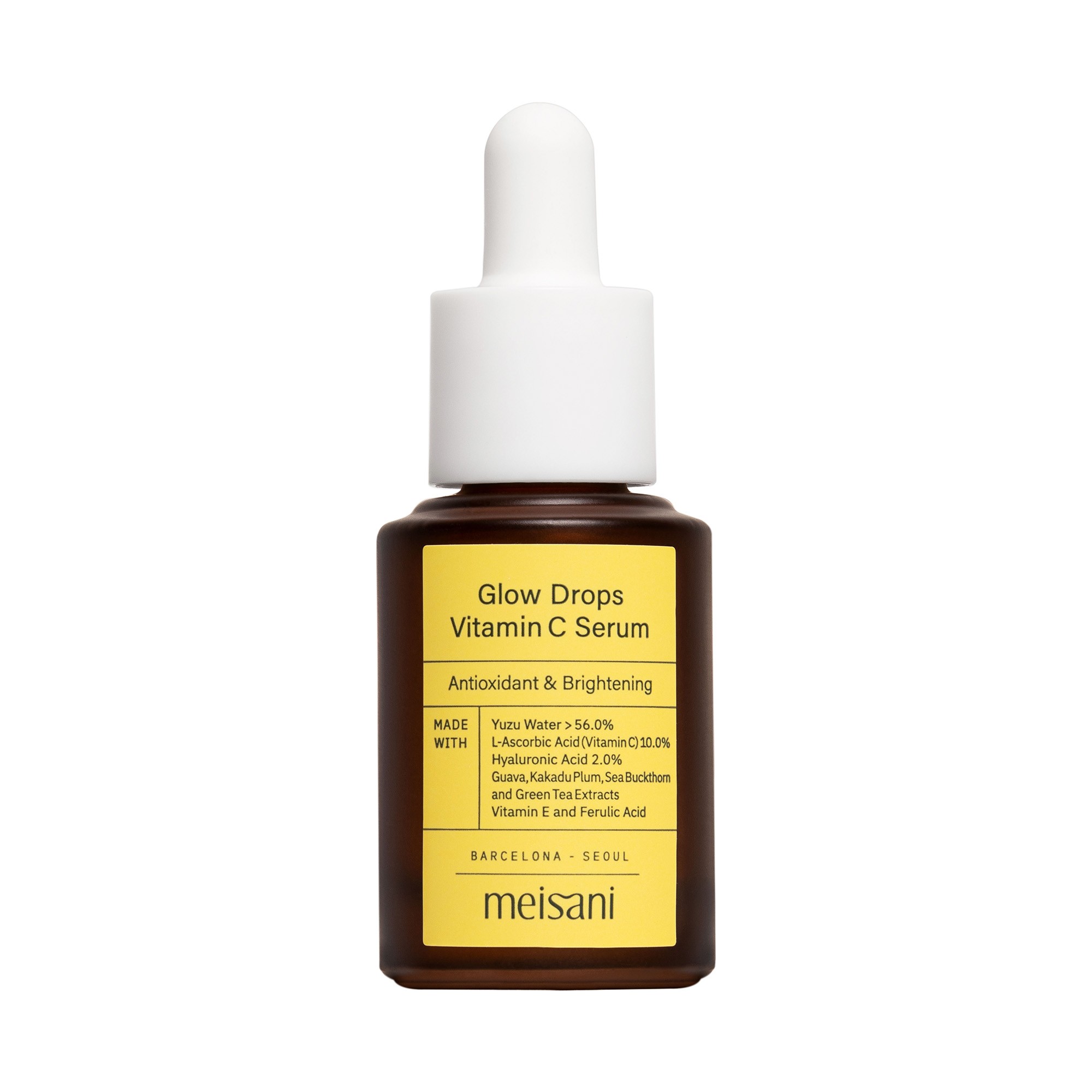 Ser iluminator pentru fata cu Vitamina C Meisani Glow Drops 15ml