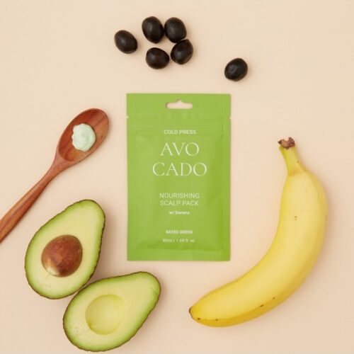 Tratament hranitor cu avocado organic pentru par deteriorat Rated Green Cold Press