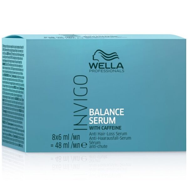 Tratament impotriva caderii parului Wella Professionals Invigo Scalp Balance 8 fiole x 6 ml