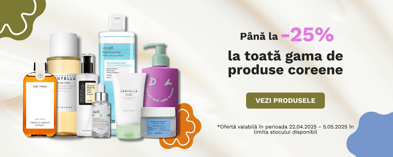 Profita de pana la 25% reducere la toate produsele Coreene pe Lesami.ro