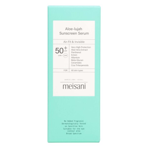 Crema cu protectie solara tip serum SPF50+ PA++++ Meisani Aloe-lujah 50ml