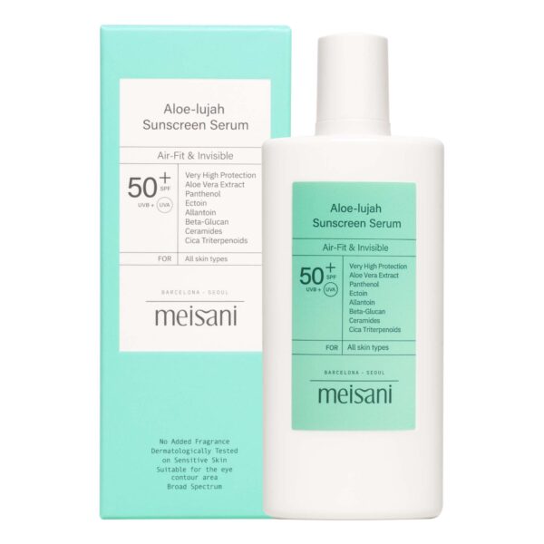 Crema cu protectie solara tip serum SPF50+ PA++++ Meisani Aloe-lujah 50ml