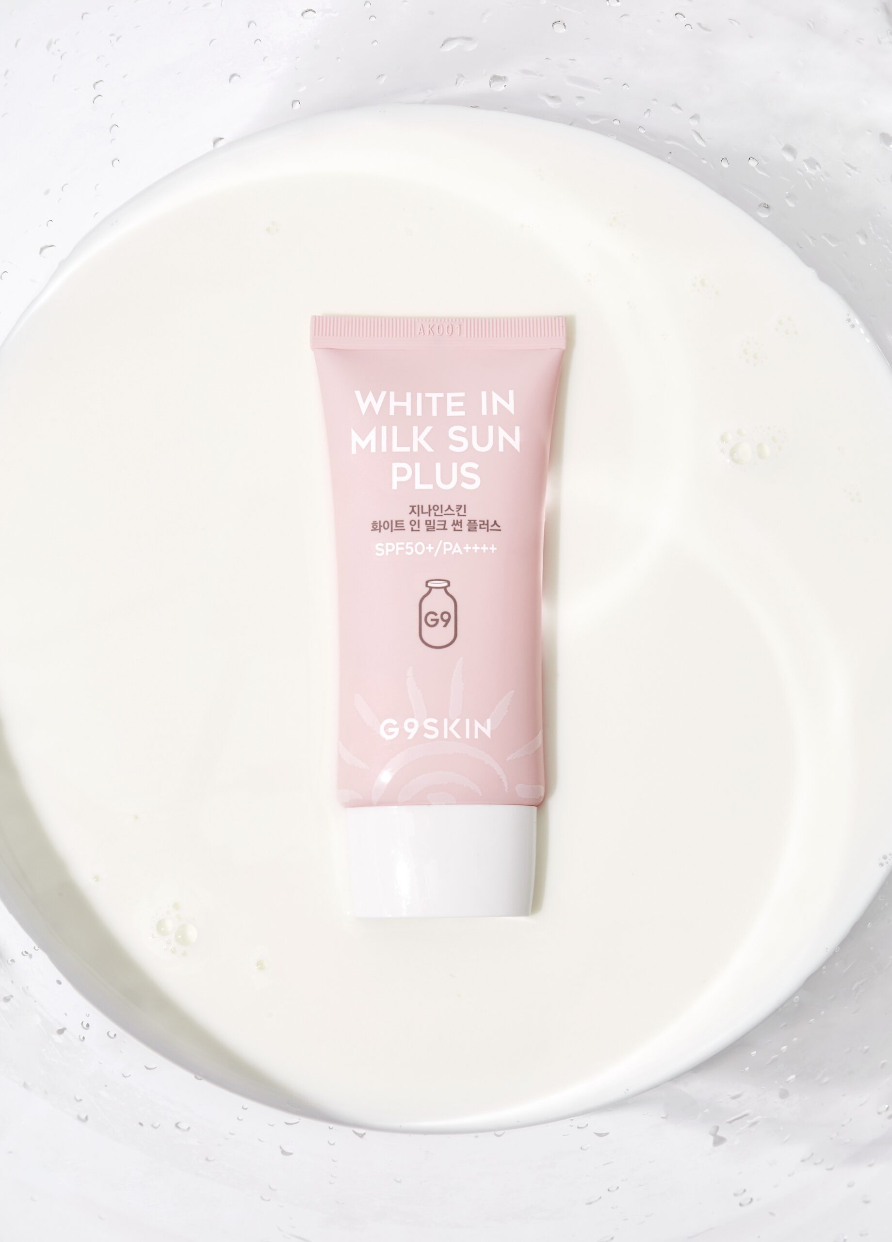 Crema cu protectie solara SPF50+ PA++++ G9 Skin White In Milk Sun Plus 40ml (4)