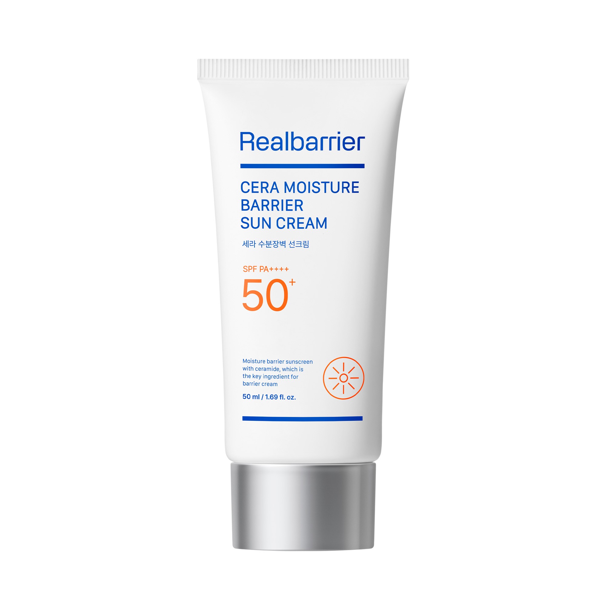 Crema cu protectie solara hidratanta SPF50+ PA++++ Real Barrier Cera Moisture Barrier 50ml