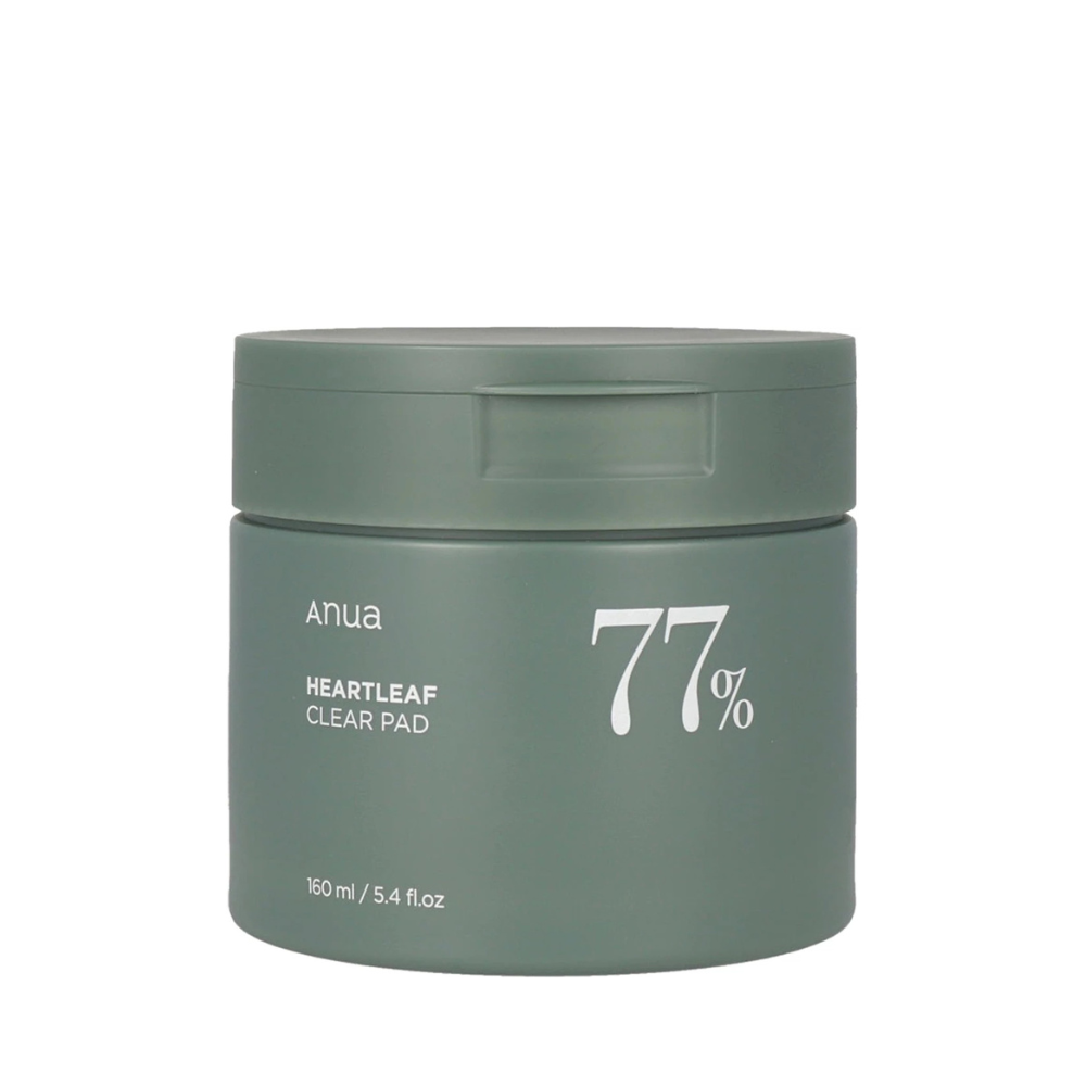Dischete lotiune tonica cu extract de Heartleaf pentru calmare si hidratare Anua Heartleaf 77% Clear Pad 70buc