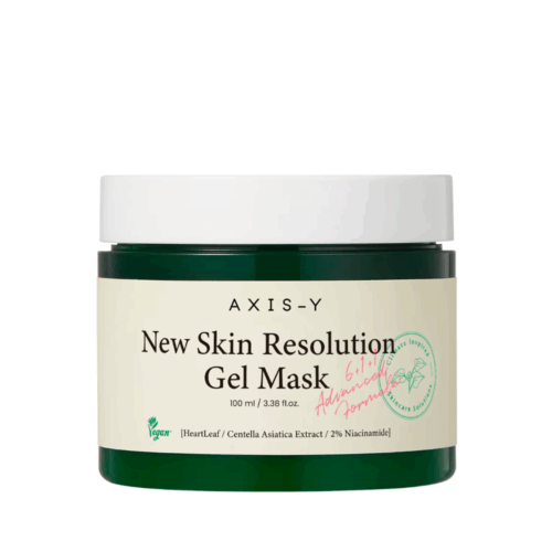 Masca gel calmanta si hidratanta pentru fata cu heartleaf si niacinamida Axis-y New Skin Resolution Gel Mask 100ml