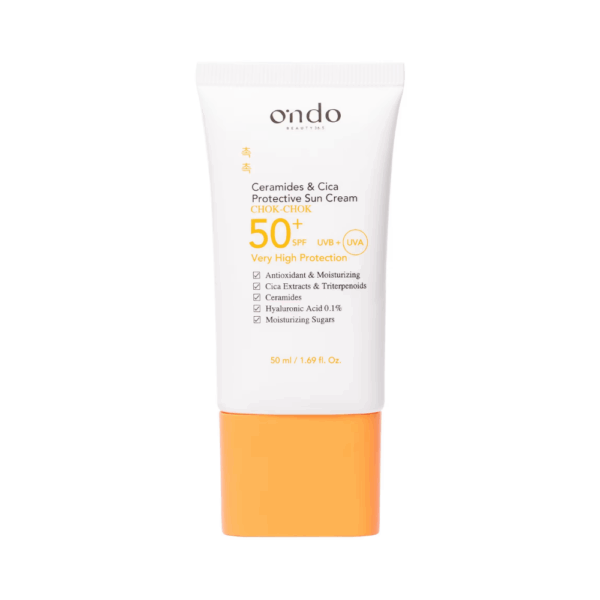 Crema cu protectie solara cu ceramide si cica SPF50+ Ondo Beauty 36.5 50ml
