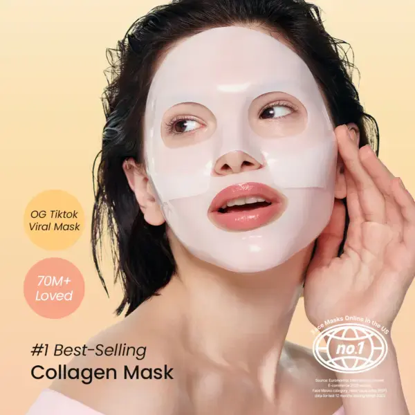 Masca de fata cu bio-colagen pentru hidratare si fermitate Biodance Bio-Collagen 34g