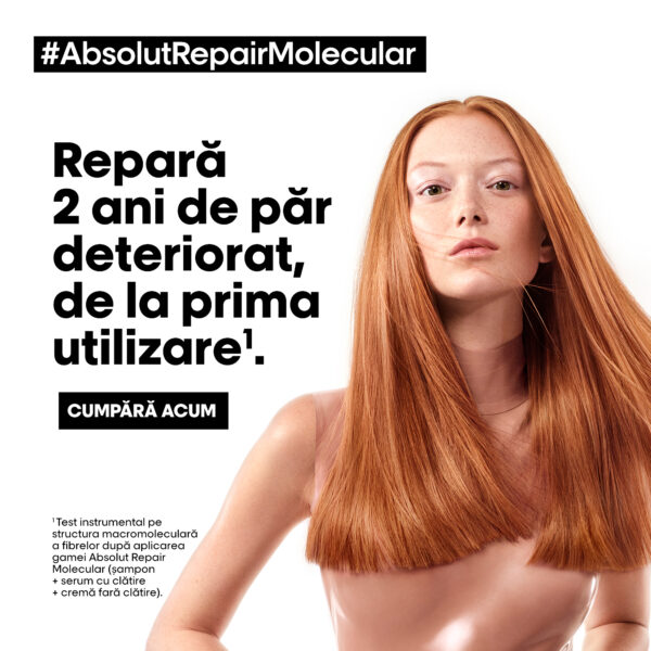 2 (2) Ser pentru par deteriorat L’Oréal Professionnel Serie Expert Absolut Repair Molecular 250ml
