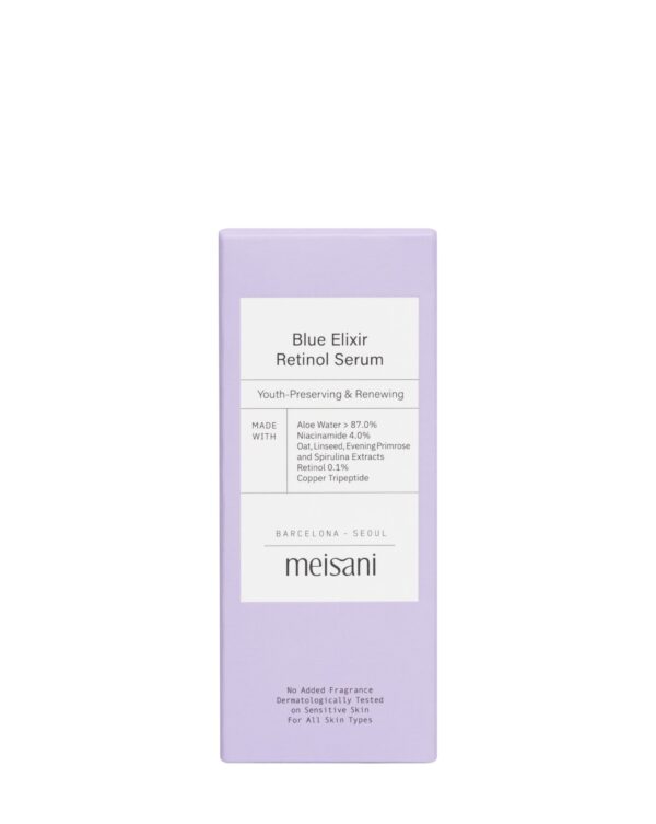 Ser de fata cu retinol Meisani Blue Elixir Retinol Serum 15ml