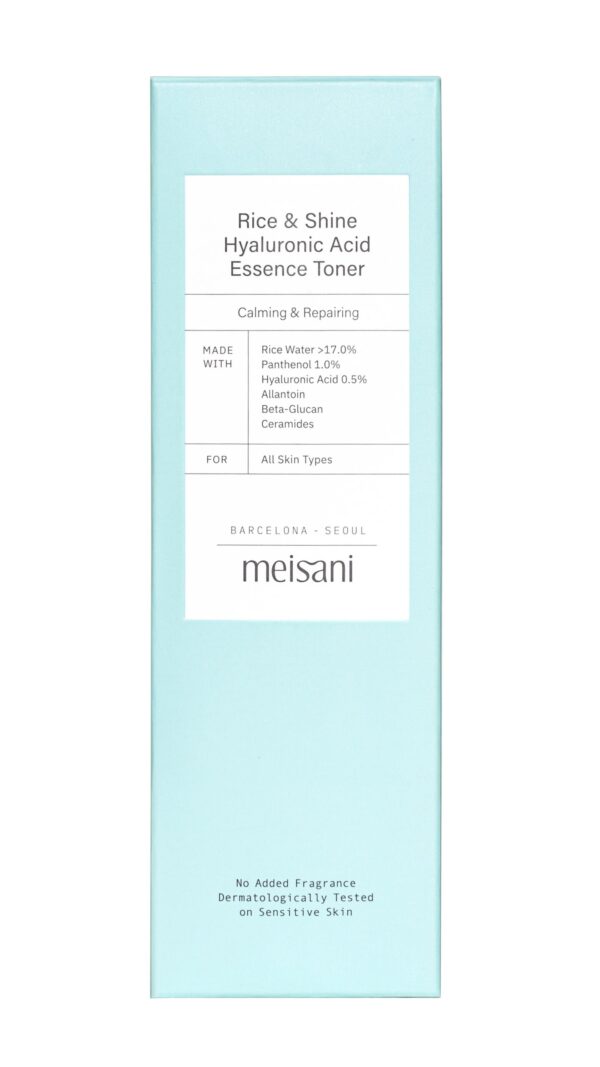 8437016160138_2 Toner cu orez pentru stralucire si hidratare Meisani Rice And Shine Hyaluronic Acid Essence 150ml