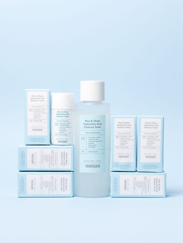 8437016160138_5 Toner cu orez pentru stralucire si hidratare Meisani Rice And Shine Hyaluronic Acid Essence 150ml