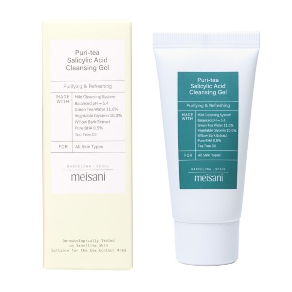 Gel de curatare purificator Meisani Puri-Tea Salicylic Acid Cleansing Gel 30ml