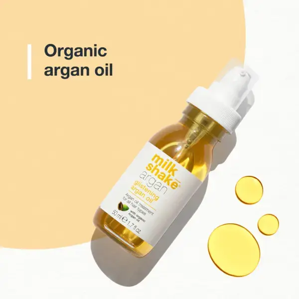 Ulei de par cu argan pentru stralucire si hidratare Milk Shake Argan Glistening Oil 50ml