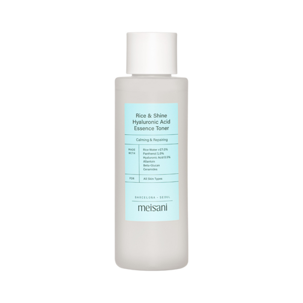 Toner cu orez pentru stralucire si hidratare Meisani Rice And Shine Hyaluronic Acid Essence 150ml