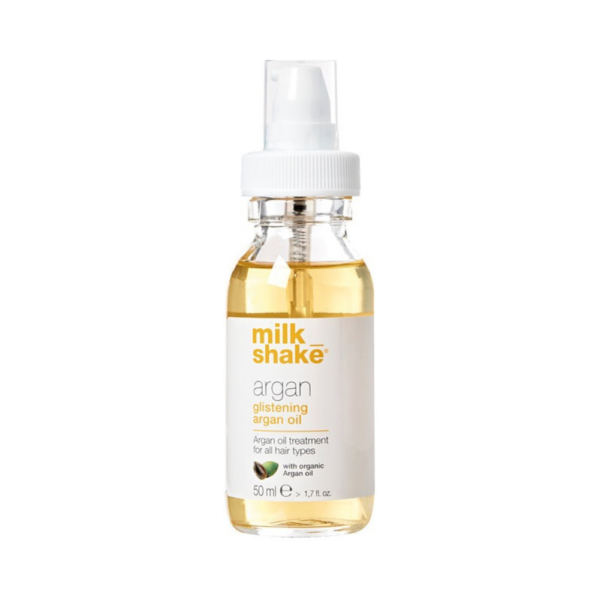 Ulei de par cu argan pentru stralucire si hidratare Milk Shake Argan Glistening Oil 50ml