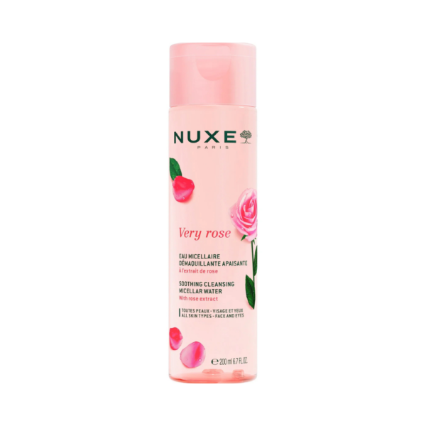 Apa micelara pentru toate tipurile de piele Nuxe Very Rose 400ml