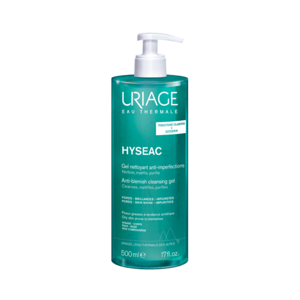 Gel de curatare anti-imperfectiuni pentru tenul mixt si gras Uriage Hyseac 500ml