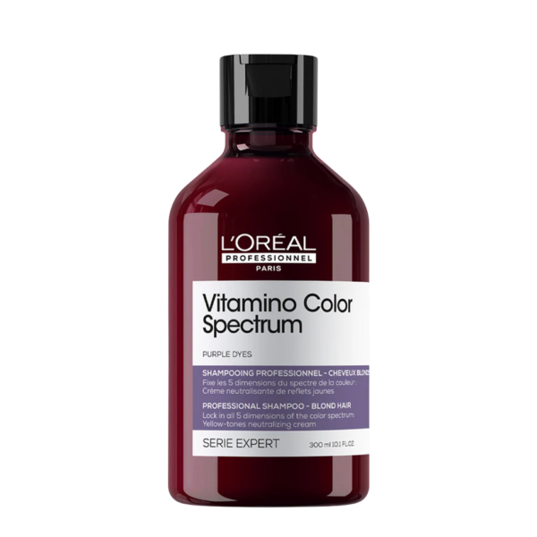 L'Oreal Professionnel, Vitamino Color Spectrum Green, Șampon pentru păr, Pentru neutralizarea tonurilor galbene, 300 ml