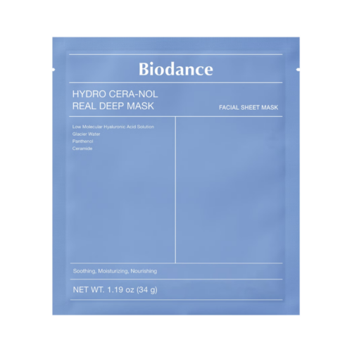 Masca de fata cu acid hialuronic pentru hidratare si calmare Biodance Hydro Cera-Nol 34g
