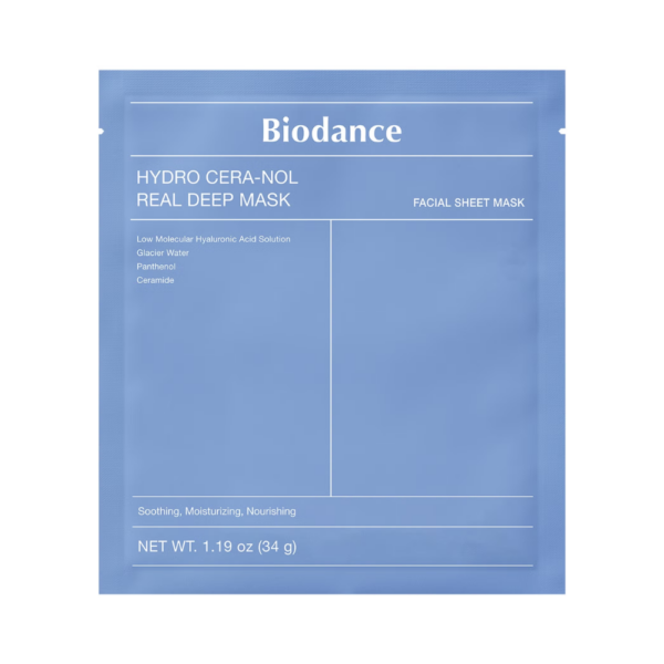 Masca de fata cu acid hialuronic pentru hidratare si calmare Biodance Hydro Cera-Nol 34g