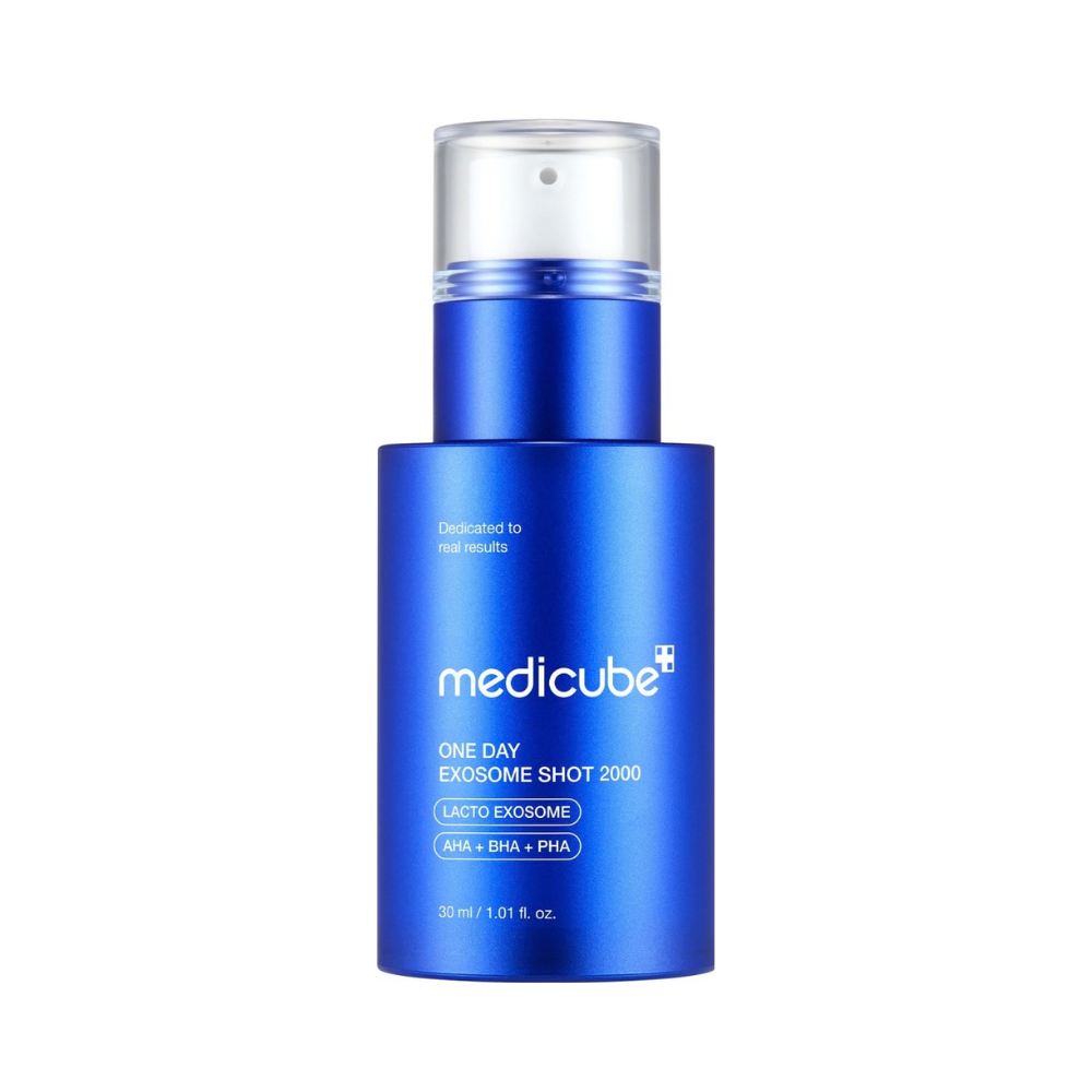 Ser de fata cu exozomi pentru imbunatatirea texturii si minimizarea porilor Medicube One Day Exosome Shot Pore Ampoule 2000 30ml