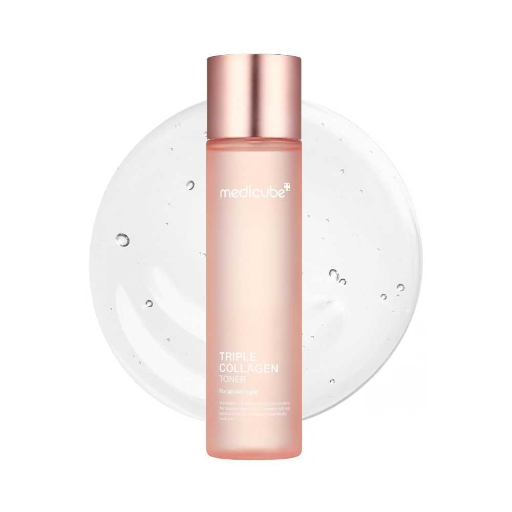 Toner cu colagen si acid hialuronic pentru hidratare si fermitate Medicube Triple Collagen 140ml