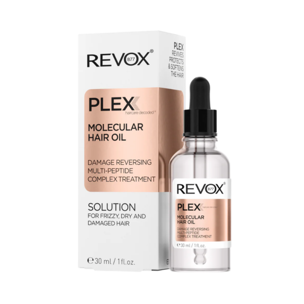 Ulei reparator molecular pentru par Revox B77 Plex Molecular Hair Oil 30ml