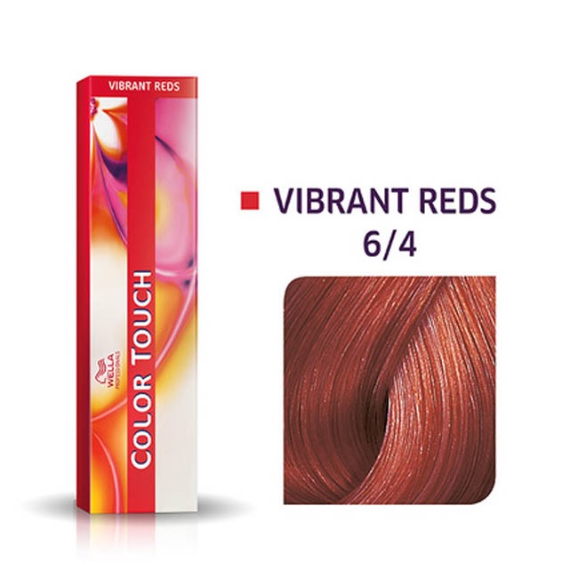 Vopsea de par semi-permanenta fara amoniac Wella Professionals Color Touch 6/4 dark blonde red 60ml