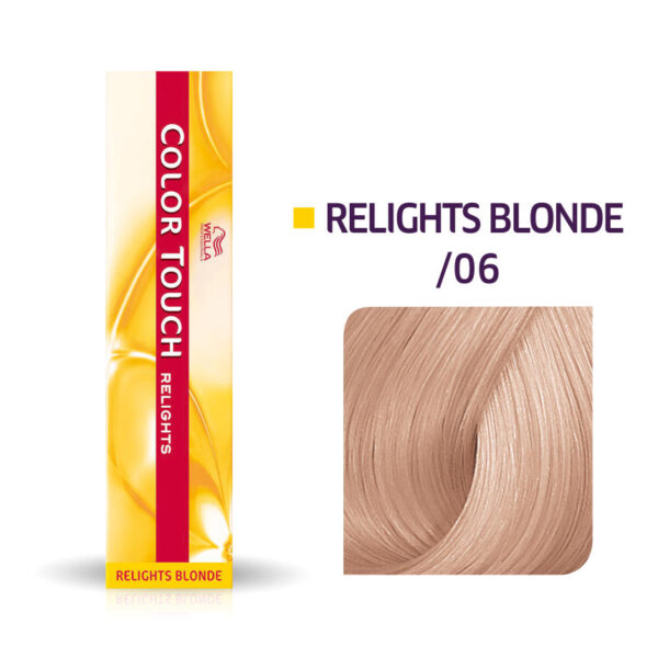 Wella Professionals, Color Touch Relights, Fără amoniac, Vopsea de păr semi-permanentă, /06 Natural Violet, 60 ml