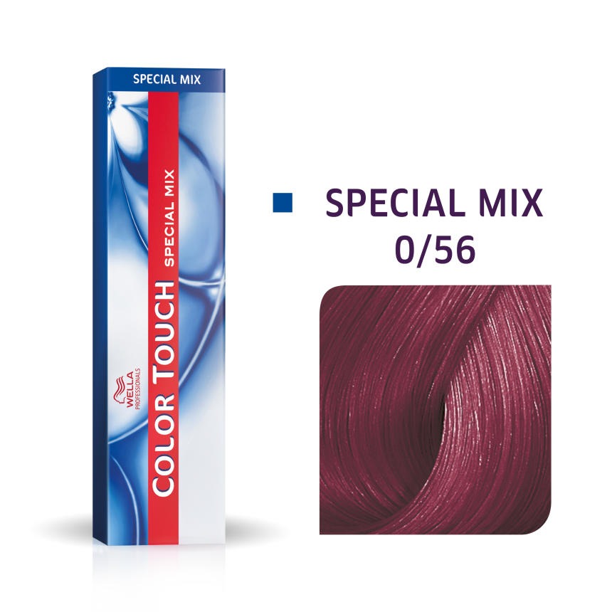 Vopsea de par semi-permanenta fara amoniac Wella Professionals Color Touch Special Mix 0/56 Mahogany Violet 60ml