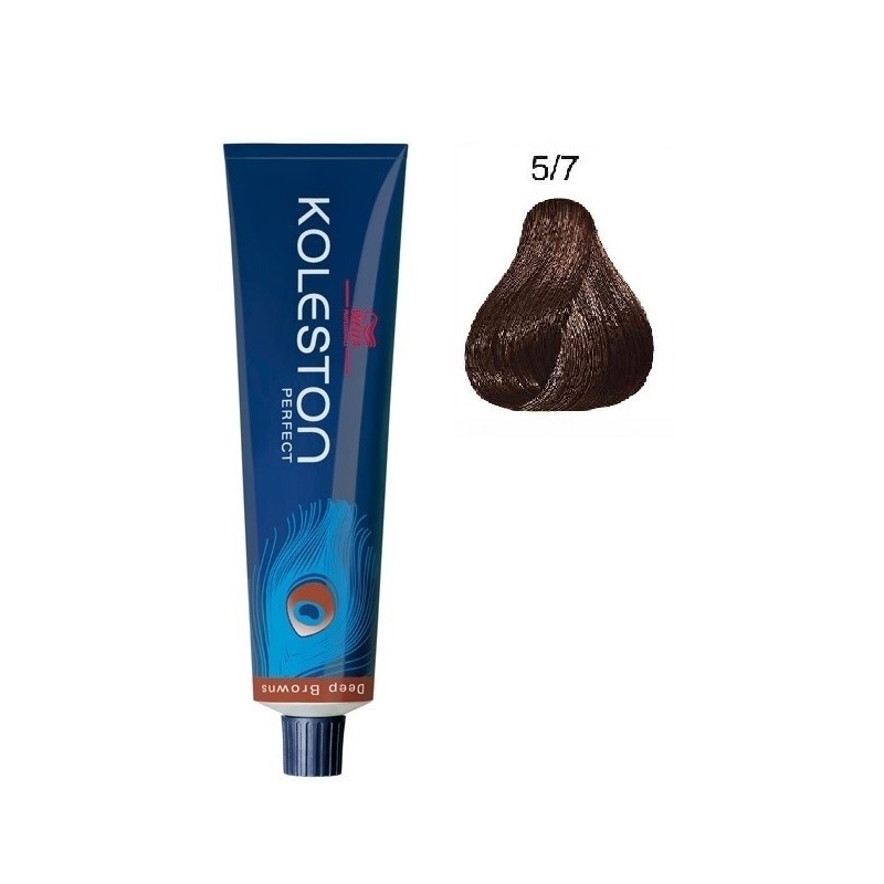 Vopsea permanenta de par Wella Professionals Koleston Perfect 5/7 Light Brown Brown 60ml