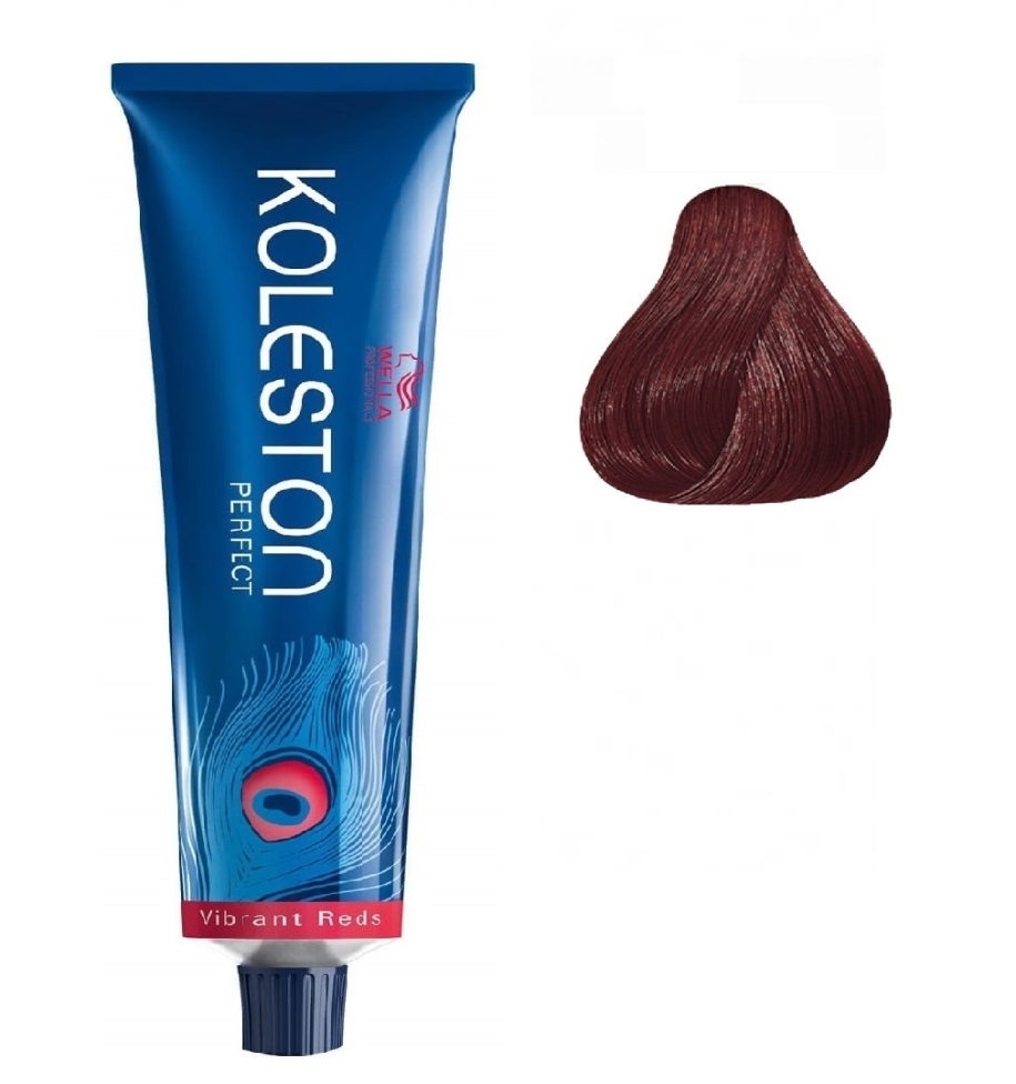 Vopsea permanenta de par Wella Professionals Koleston Perfect 55/55 Light Brown Intensive Mahogany Intensive 60ml