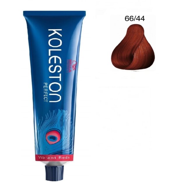 Wella Professionals, Koleston Perfect, Vopsea permanentă de păr, 66/44 Dark Blonde Intense Red, 60 ml
