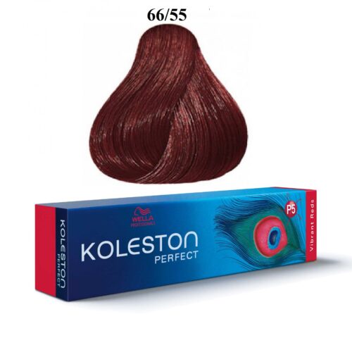 Wella Professionals, Koleston Perfect, Vopsea permanentă de păr, 66/55 Intense Dark Blonde Mahon, 60 ml