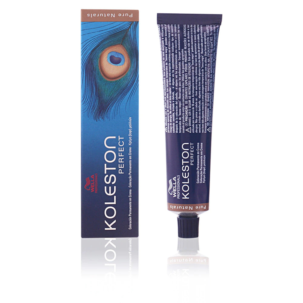 Vopsea permanenta de par Wella Professionals Koleston Perfect 7/01 Medium Blonde Natural Ash 60ml