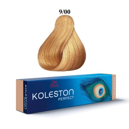 Wella Professionals, Koleston Perfect, Vopsea permanentă de păr, 9/00 Bright Blonde Natural Intense, 60 ml