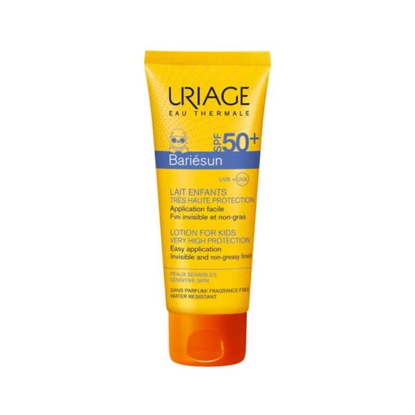 Uriage, Bariésun Baby Moisturizing Milk SPF50+, Hidratant și protector, Loțiune, SPF50+, 100 ml