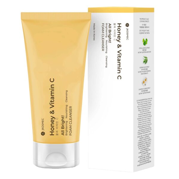 Gel de curatare pentru fata cu efect iluminator Jkosmec All Bright Honey And Vitamin C 180ml