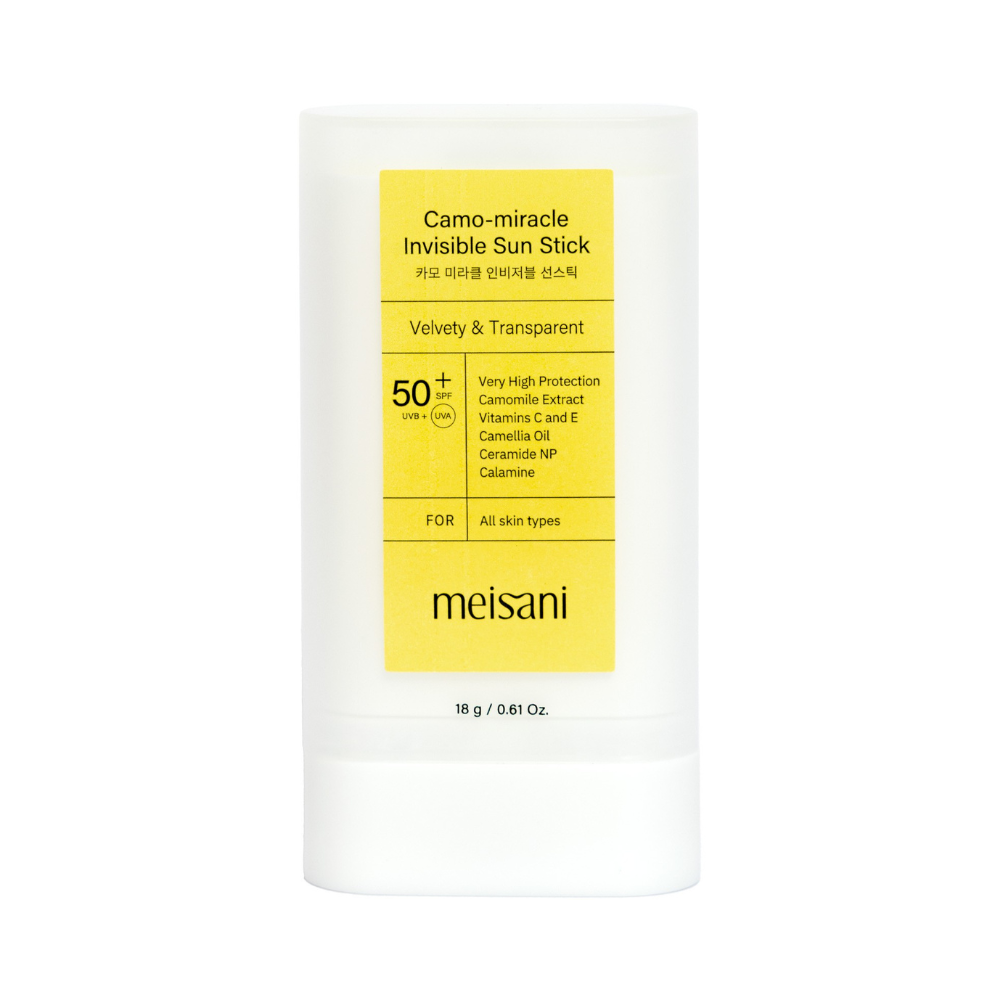 Stick cu protectie solara SPF50+ PA++++ Meisani Camo-miracle Invisible Sun Stick 18gr