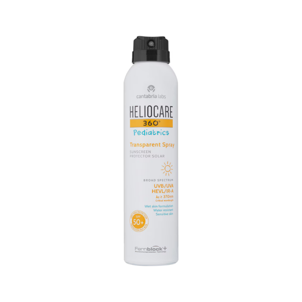 Spray transparent pentru copii protectie solara SPF 50+ Cantabria Labs Heliocare 360º Pediatrics 200ml