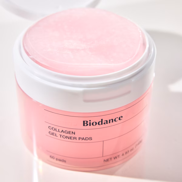 Dischete de tonifere cu colagen Biodance Collagen Gel Toner Pads 60buc