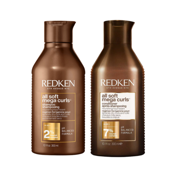 Pachet Redken All Soft Mega Curls - Rutina pentru par cret
